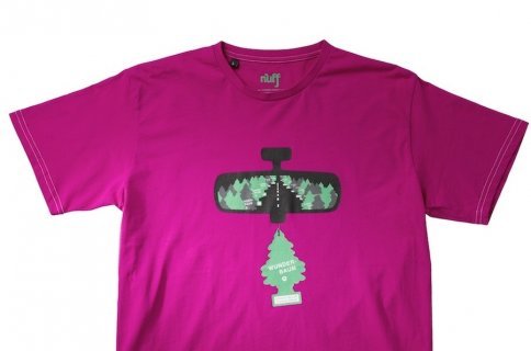 Wunderbaum T shirt - uden duft, men med retro stil